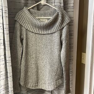 Gray, heavy sweater